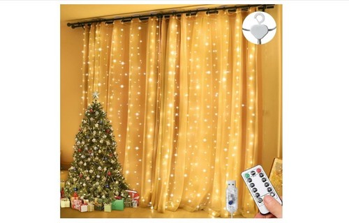 3x3m curtain fairy lights 300 - 3x3m,