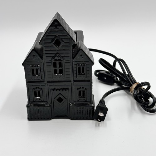 Haunted house halloween black - house,